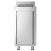 Szafka pod zlewozmywak - stal nierdzewna - 400 x 600 mm - ze zlewozmywakiem i koszem na śmieci