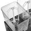 Commercial Juice Dispenser - 3x polycarbonate tanks with tap & paddle agitation - 3x 18 Litres - 700W - Black - incl. drip tray