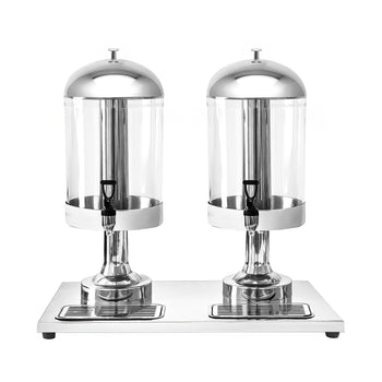 Dozownik soku - 2x 8 litrów - stal nierdzewna - Prime Gastro