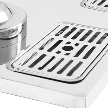 Dozownik soku - 2x 8 litrów - stal nierdzewna - Prime Gastro