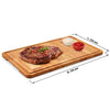 (6 szt.) Deska do serwowania steków - Dąb - Prostokątna - 350x250mm - HoReCa