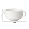 (6 szt.) Bulionówka Mammoet BUDGETLINE – porcelana – 300 ml – biała