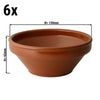 (6 szt.) Bulionówka tapas CLASSICO – Ø 150 mm – brązowa