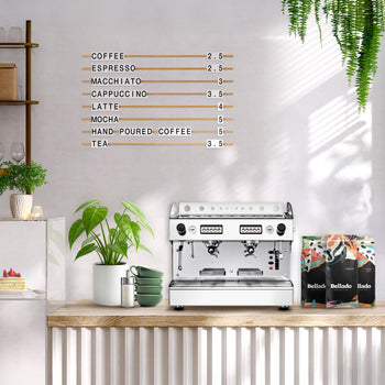 Ekspres z portafiltrem - 2 grupy - włącznie z systemem wstępnej infuzji - Prime Gastro