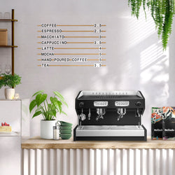 Ekspres z portafiltrem "Eminence" - 2 grupy - włącznie z systemem wstępnej infuzji - czarny