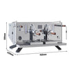 Espresso machine with portafilter "Suprema" - with touch display - 2 groups - separate temperature control - including pre-infusion system