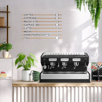 Ekspres z portafiltrem "Eminence" - 3 grupy - włącznie z systemem wstępnej infuzji - czarny - Prime Gastro