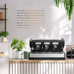 Ekspres z portafiltrem "Eminence" - 3 grupy - włącznie z systemem wstępnej infuzji - czarny