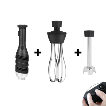 Blender ręczny włącznie z ramieniem miksującym 160 mm i trzepaczką - 280 W - płynna regulacja prędkości - Prime Gastro