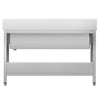 Stół zlewozmywakowy do mycia garnków PREMIUM – 1600 x 700 mm – ze zlewem 1-komorowym
