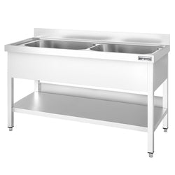 Zlewozmywak PREMIUM – 1600 x 700 mm – z 2 komorami
