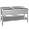 Zlewozmywak ECO – 2000 x 600 mm – z 2 komorami