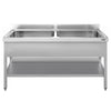 Zlewozmywak ECO – 2000 x 600 mm – z 2 komorami