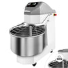 Miesiarka spiralna do ciasta - 60L / 56kg - 2 prędkości - ze stałą dzieżą - z timerem - 380V