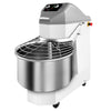 Miesiarka spiralna do ciasta - 60L / 56kg - 2 prędkości - ze stałą dzieżą - z timerem - 380V