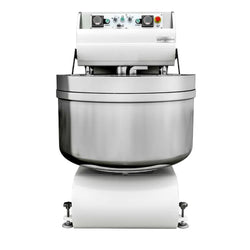 Mikser spiralny do ciasta piekarniczego - 157 litrów / 100 kg - 2 prędkości - ze stałą dzieżą - 2 silniki
