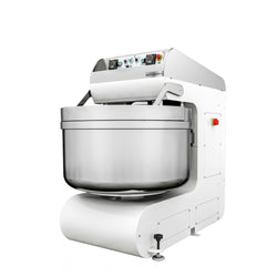 Mikser spiralny do ciasta piekarniczego 70 litrów / 40 kg - 2 prędkości - ze stałą dzieżą - 2 silniki