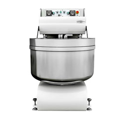 Mikser spiralny do ciasta piekarniczego 70 litrów / 40 kg - 2 prędkości - ze stałą dzieżą - 2 silniki