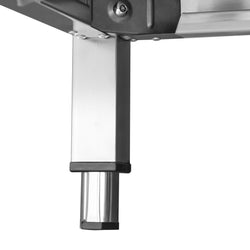 Stół ze zlewem PREMIUM - 1600x600x970mm - z półką - 1-komorowy komora po prawej stronie skręcany