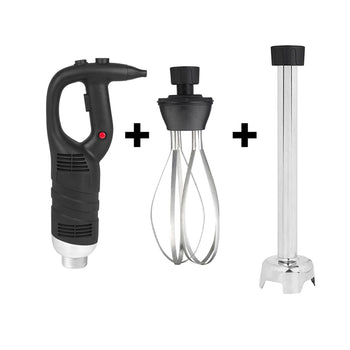 Blender ręczny włącznie z ramieniem miksującym 400mm & trzepaczką - 450 W - 1 prędkość - Prime Gastro