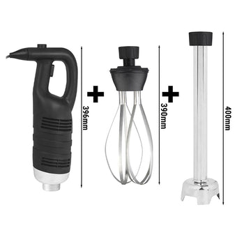 Blender ręczny włącznie z ramieniem miksującym 400mm & trzepaczką - 650 W - 1 prędkość - Prime Gastro