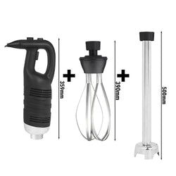 Blender ręczny włącznie z ramieniem miksującym 500mm & trzepaczką - 450 W - 1 prędkość