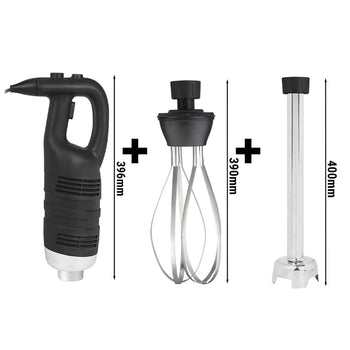 Blender ręczny włącznie z ramieniem miksującym 400 mm i trzepaczką - 650 W - płynna regulacja prędkości - Prime Gastro