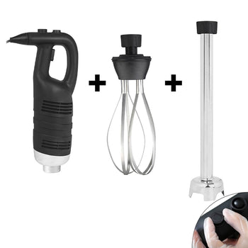 Blender ręczny włącznie z ramieniem miksującym 500 mm i trzepaczką - 650 W - płynna regulacja prędkości - Prime Gastro