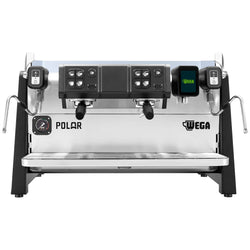 WEGA | Polar – Ekspres do kawy kolbowy – 2 grupy – 5,2 kW – z licznikiem porcji – ekran dotykowy – czarny