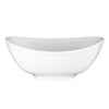 (4 szt.) SELTMANN WEIDEN | Miska do zupy – owalna – 160 x 135 mm – biała