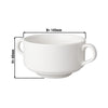 (6 pieces) Mammoet Soup Cup - 30 cl - White