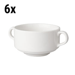 (6 pieces) Mammoet Soup Cup - 30 cl - White