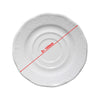 (12 szt.) CLASSICO - Spodek do filiżanki - Ø160mm - Biały