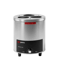 Podgrzewacz do sosów - 550W - 3x1L - do sera i czekolady - z butelkami