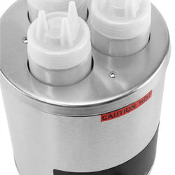 Podgrzewacz do sosów - 550W - 3x1L - do sera i czekolady - z butelkami