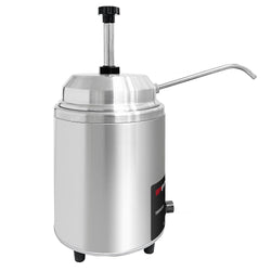Dozownik do sosów z podgrzewaniem - 550W - 4,4L - do sera i czekolady - z wkładem