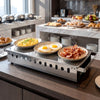 Hot Plate - Stainless Steel - 465mm - for 3 Burners