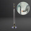 Hand Sanitiser Station - 1400ml - Aluminium - freestanding, foot‑operated