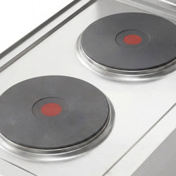 Kuchenka elektryczna - 4,6 kW - 2 płyty okrągłe