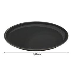 Taca do pokrywy – czarna – okrągła