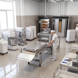 Bagieciarka piekarnicza - 4 wałków - wydajność 3000szt./h