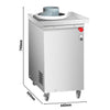 Zaokrąglarka do ciasta – zakres wagowy: 50–300 g – ok. 340 szt./h – 0,37 kW