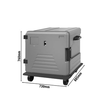 Thermobox - GN 2/1 - Frontlader - 180 Liter - beheizt - Prime Gastro