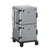 Termos transportowy - Załadunek frontowy - GN 2/1 - 2x180l - podgrzewany - na 24x GN 2/1