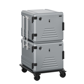 Termos transportowy - Załadunek frontowy - GN 2/1 - 2x180l - podgrzewany - na 24x GN 2/1