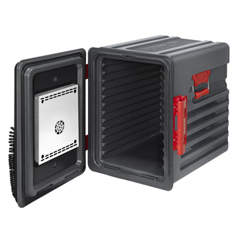 Termobox - ładowany od przodu - 63 litry - podgrzewany - na 12 pojemników GN 1/1 - Prime Gastro