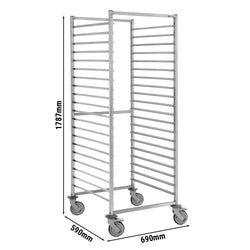 Wózek na tace - 20x GN 2/1