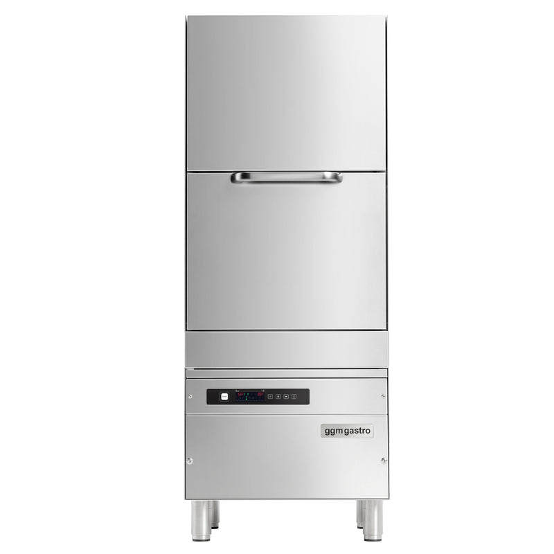 Zmywarka do garnków i sprzętu – dwuścienna – 8 kW – cyfrowa – z opuszczanymi drzwiami dwuściennymi, pompą detergentu i pompą nabłyszczacza, zdjęcie 1 z 3