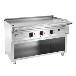 Elektryczna płyta do smażenia typu teppanyaki – 13,5 kW – wraz z podstawą