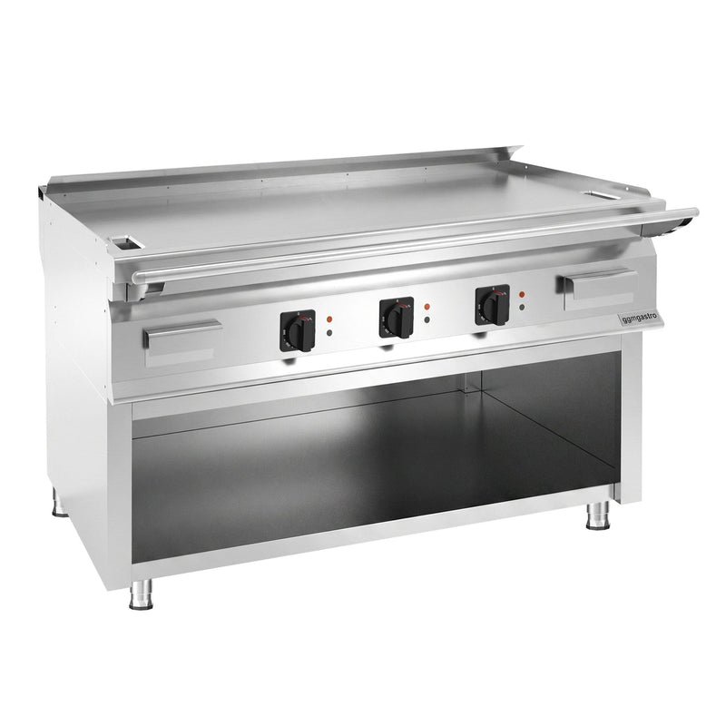 Elektryczna płyta do smażenia typu teppanyaki – 13,5 kW – wraz z podstawą